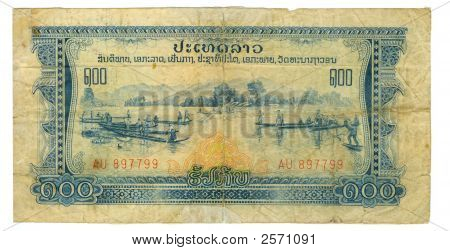 100 Kip Bill i Laos