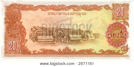 Kip 20 Bill du Laos