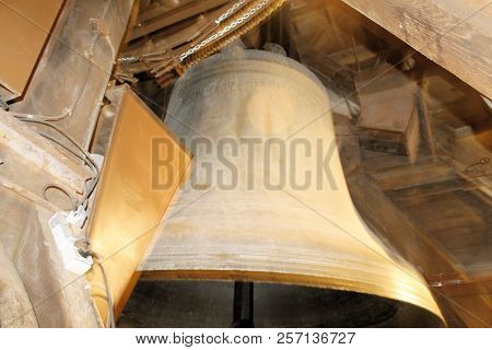 Old Bell In Notre Dame De Paris