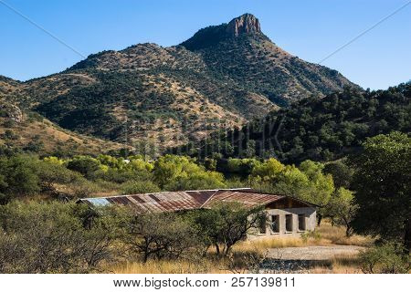 School House And Montana Peak, Ruby, Arizona