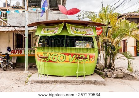 Copan Town, Copan, Honduras. February 2018. A Typical View In Copan Town In Honduras