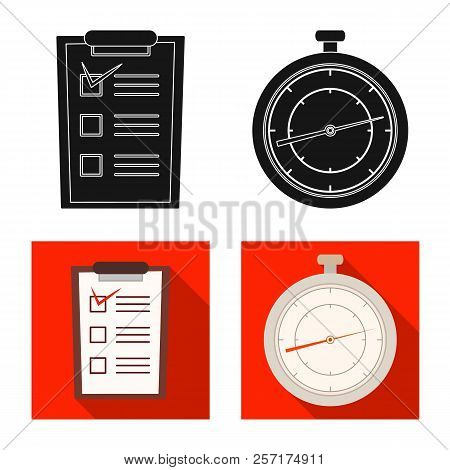 Vector Illustration Of Goods And Cargo Icon. Set Of Goods And Warehouse Stock Symbol For Web.