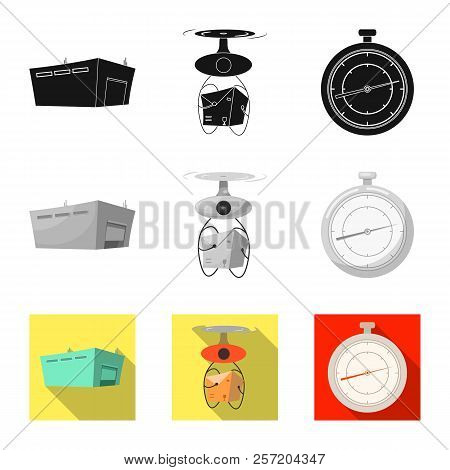 Isolated Object Of Goods And Cargo Icon. Collection Of Goods And Warehouse Stock Vector Illustration