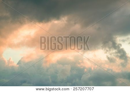 Space Cloud Touch Light In Afternoon Cause Colorful Light Pastel Looklike Beautiful