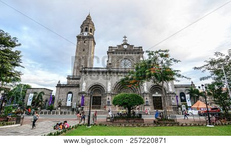 Manila Cathedral At Intramuros District