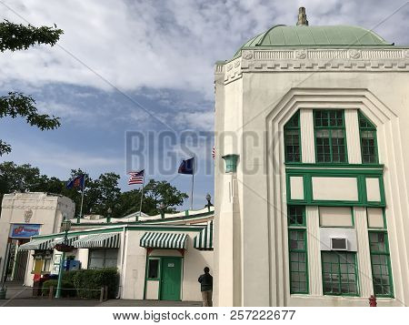 Rye, Ny - Jun 3: Playland Park In Rye, New York, As Seen On Jun 3, 2018. The Park Was Built In 1928.