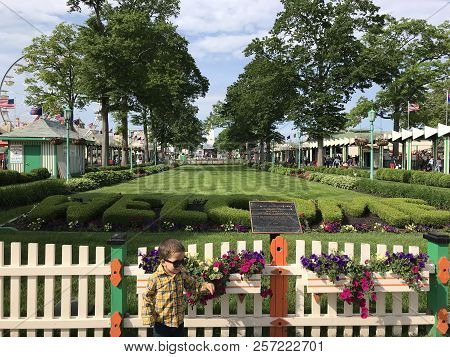 Rye, Ny - Jun 3: Playland Park In Rye, New York, As Seen On Jun 3, 2018. The Park Was Built In 1928.