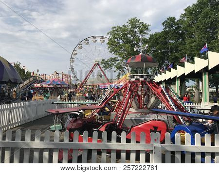 Rye, Ny - Jun 3: Playland Park In Rye, New York, As Seen On Jun 3, 2018. The Park Was Built In 1928.
