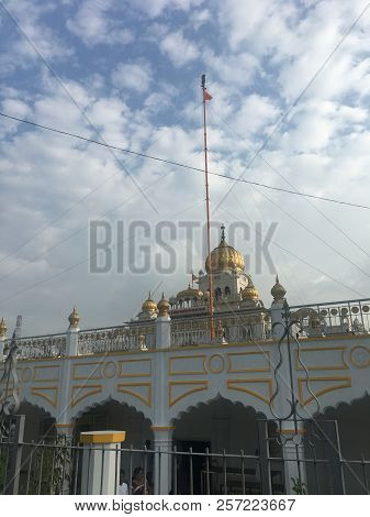 Delhi, India - Jun 28: Gurudwara Bangla Sahib In Delhi, India, As Seen On Jun 28, 2018. It Is Known 