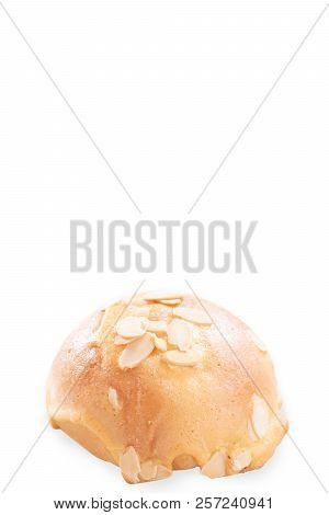 Breakfast Sweet Bread On A White Background.