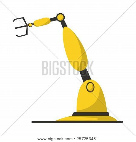 Vector Design Of Robot And Factory Symbol. Collection Of Robot And Space Stock Vector Illustration.