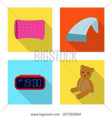 Vector Illustration Of Dreams And Night Symbol. Set Of Dreams And Bedroom Stock Vector Illustration.