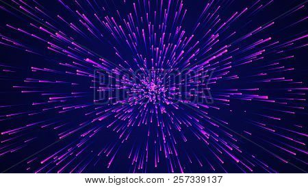 Abstract Circular Speed Background. Starburst Dynamic Lines Pattern. Abstract Data Flow Background.