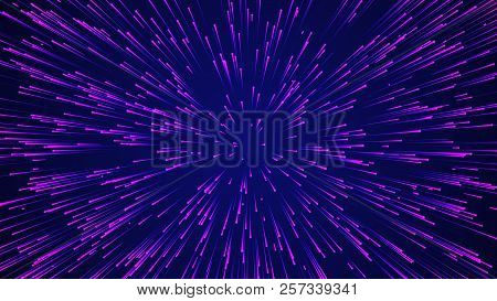 Abstract Circular Speed Background. Starburst Dynamic Lines Pattern. Abstract Data Flow Background.