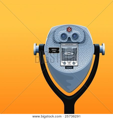 Visor binocular