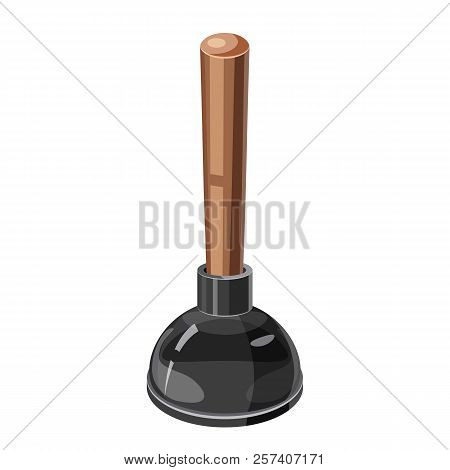 Cup Plunger Icon. Cartoon Illustration Of Cup Plunger Icon For Web Design