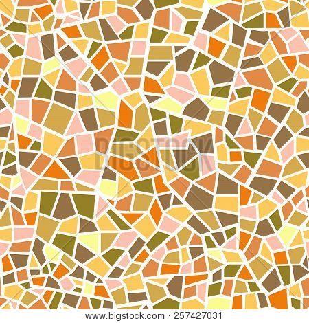Abstract Mosaic Sheet Seamless Pattern. Geometric Tile Background. Ceramic Fragment Decorative Backd