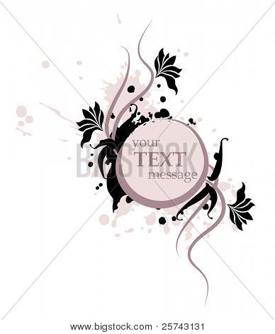 ein abstract Label im Grunge Stil Vektor
