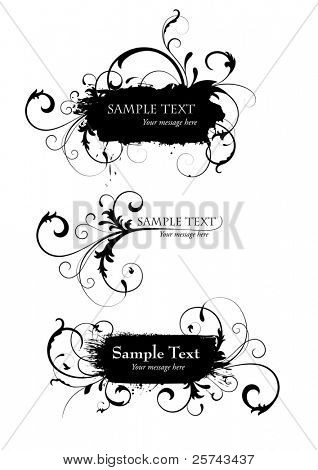 弯曲的文本消息帧