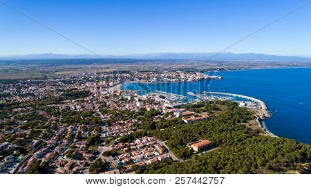 Aerial Photo Of L'escala, Costa Brava, Spain