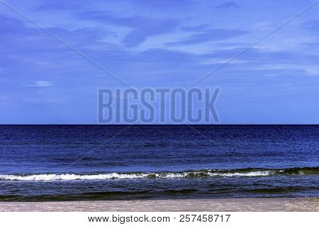 Polish Beach - Baltic Sea In Lubiatowo, Kaszuby, Pomorskie, Poland