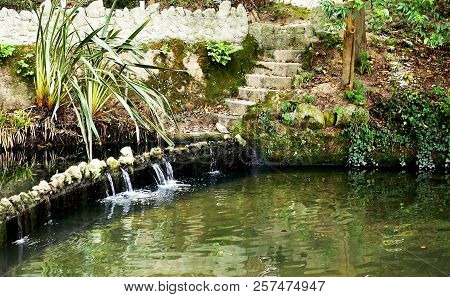 Lake In The Infante Don Pedro Park In Aveiro, Portugal