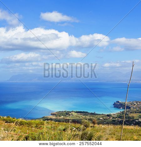 A Beautiful View Of Visicari, Marine Area Of Castellammare Del Golfo
