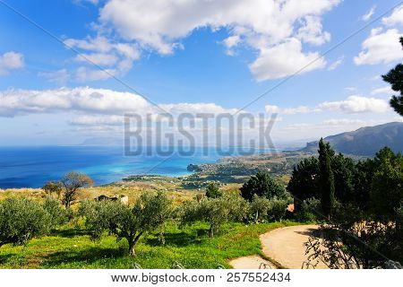 A Beautiful View Of Visicari, Marine Area Of Castellammare Del Golfo