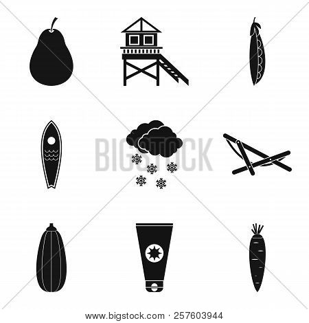 Sanity Icons Set. Simple Set Of 9 Sanity Icons For Web Isolated On White Background