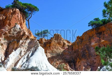 Portugal, Algarve, Albufeira, The Praia Da Falesia