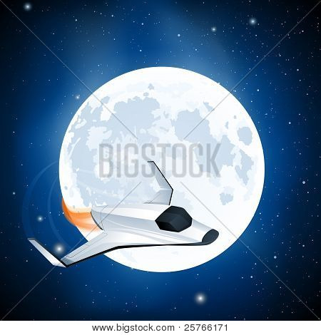 Futuristické Space Shuttle