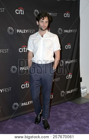 LOS ANGELES - SEP 10:  Penn Badgley at the 2018 PaleyFest Fall TV Previews - 