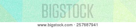 Beautiful Abstract Illustration Of Pink, Green, Yellow And Lapis Lazuli Banner Color Pencil Paint. H