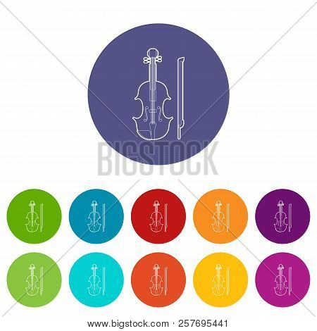 Contrabass Icon. Outline Illustration Of Contrabass Icon For Web