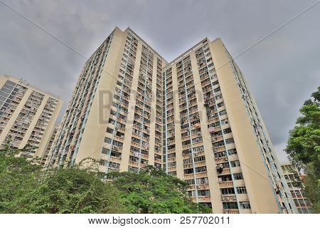 A Residential Building At A Sha Tin Hk