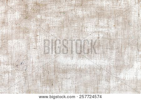 Atristic Background - Back Side Of Primed Canvas