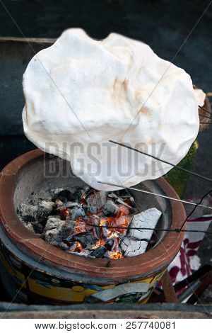 Kite Crisp Rice Thailand Ancient Dessert In Market.