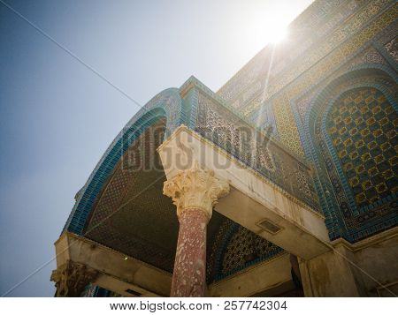 The Dome Of The Rock Mosque In The Temple Mount.jerusalem Old Town, Israel