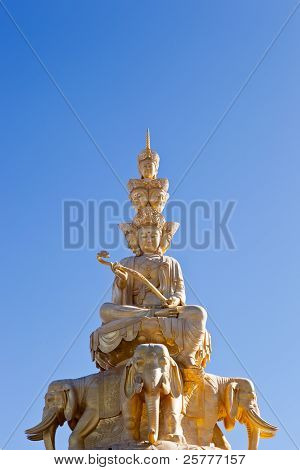 Statue de Samantabhadra
