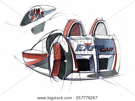 Sketch Design Is An Exclusive Compact Electric Car Project For The City.