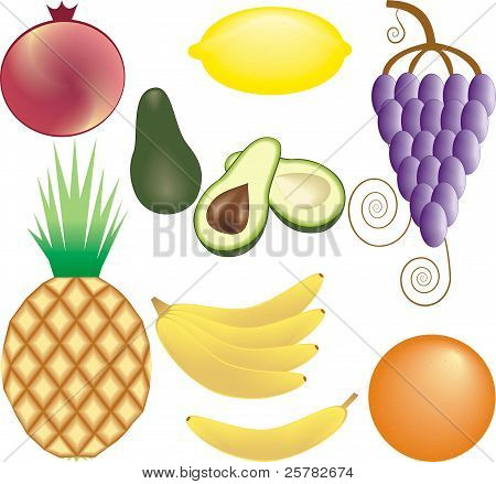 Frutti Vector Set