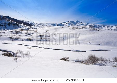 Formigal ski area in Huesca Pyrenees of Spain