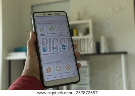 Negeri Sembilan, Malaysia - August 29, 2018: Stethoscope Application On Smartphone. It Is An Applica