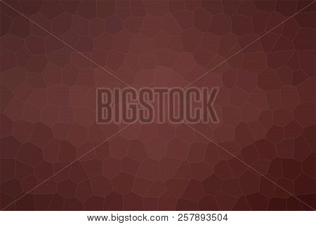 Abstract Illustration Of Acajou Middle Size Hexagon Background, Digitally Generated