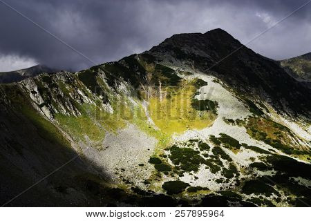 Stormy landscape in Retezat Mountains, Romania, Europe