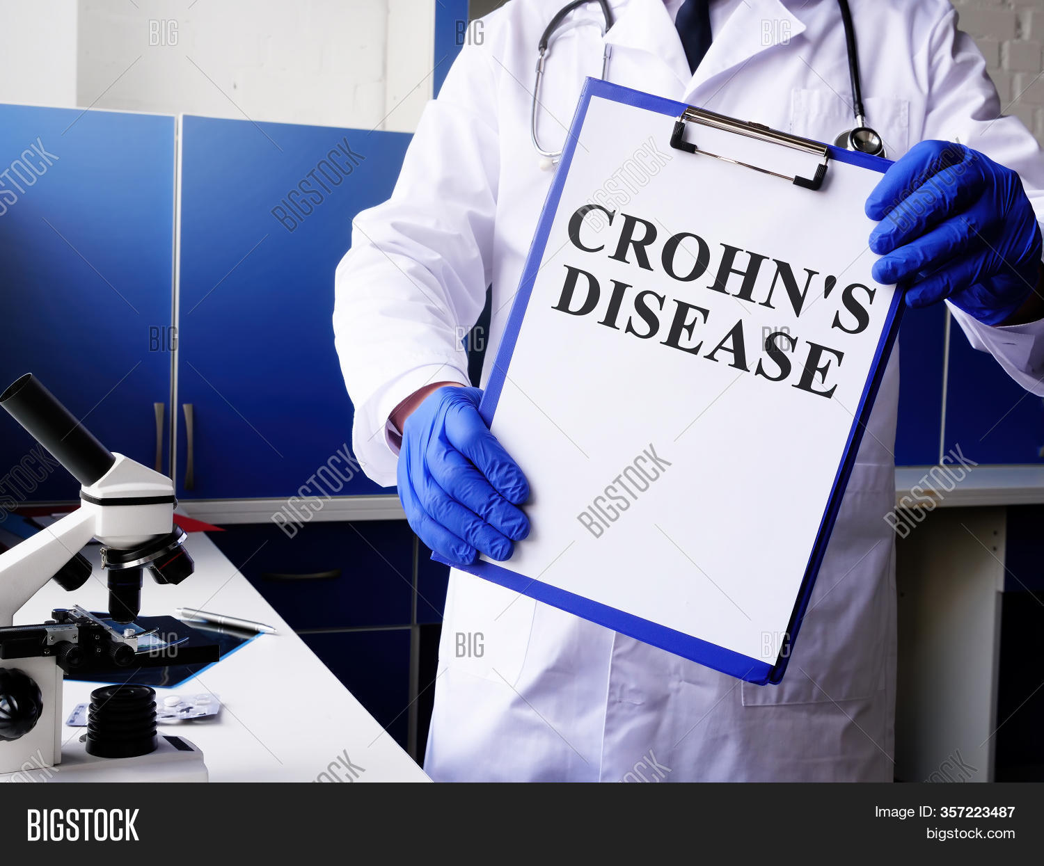 Doctor Holds Crohn Image & Photo (Free Trial) Bigstock