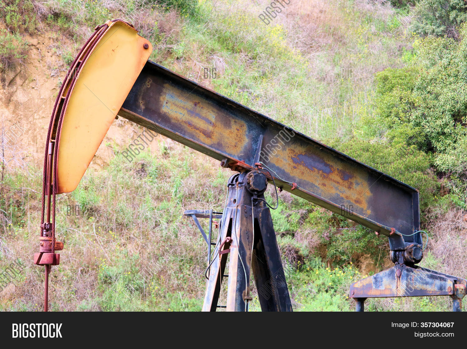 Vintage Pumpjack Oil Image & Photo (Free Trial) Bigstock