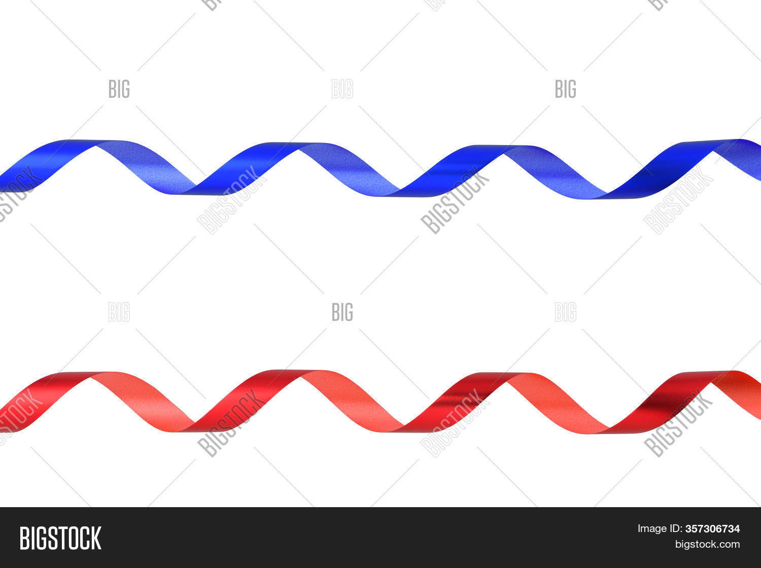 Red Blue Ribbons Image & Photo (Free Trial) | Bigstock