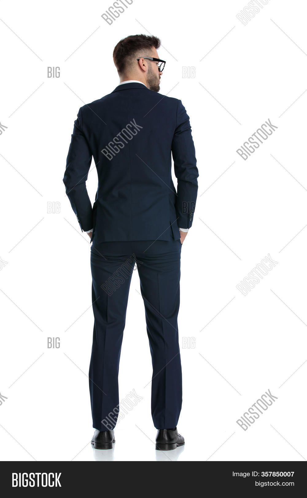 Rear View Businessman Image & Photo (Free Trial) | Bigstock