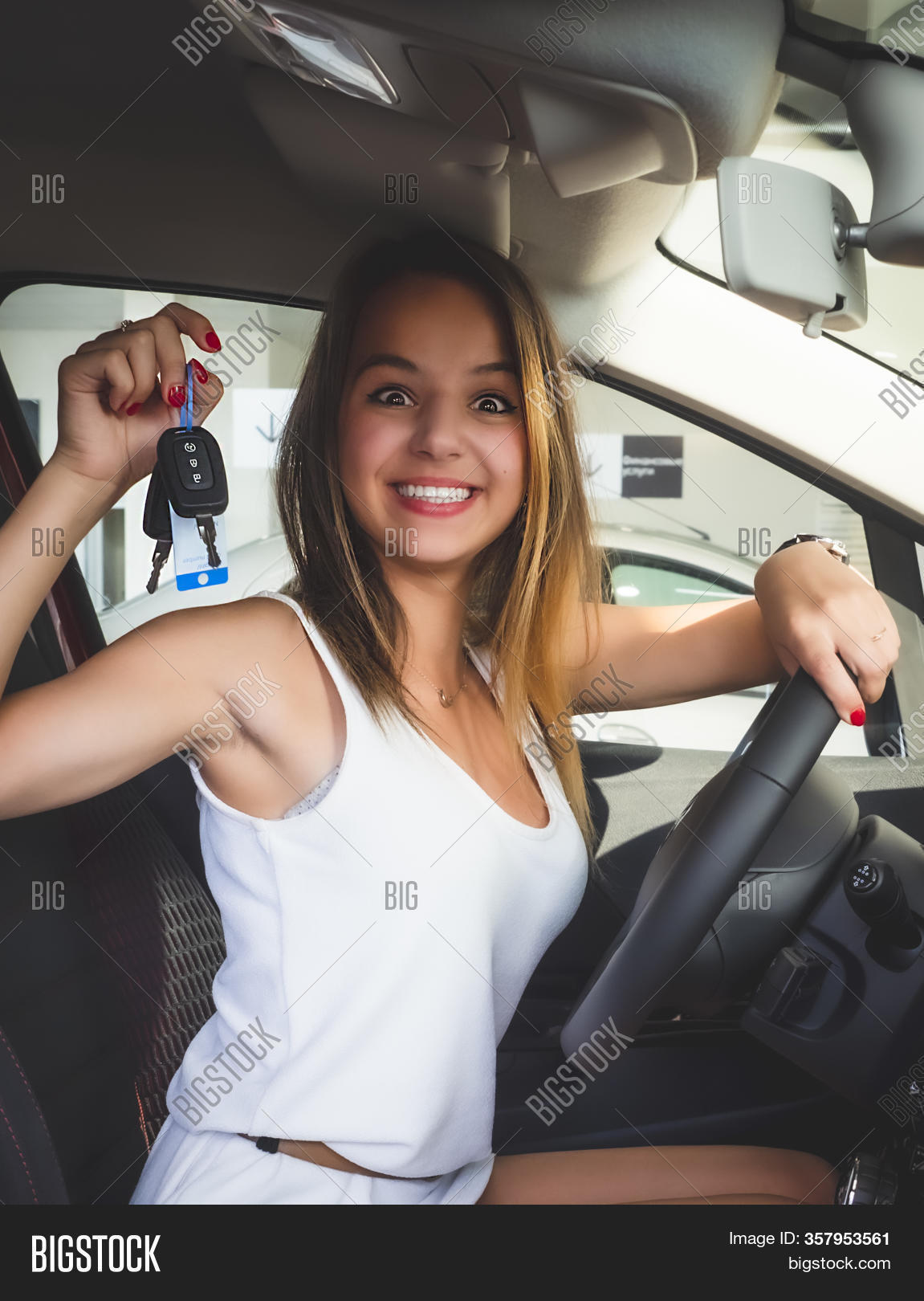 Excited Car Driver Image & Photo (Free Trial) Bigstock